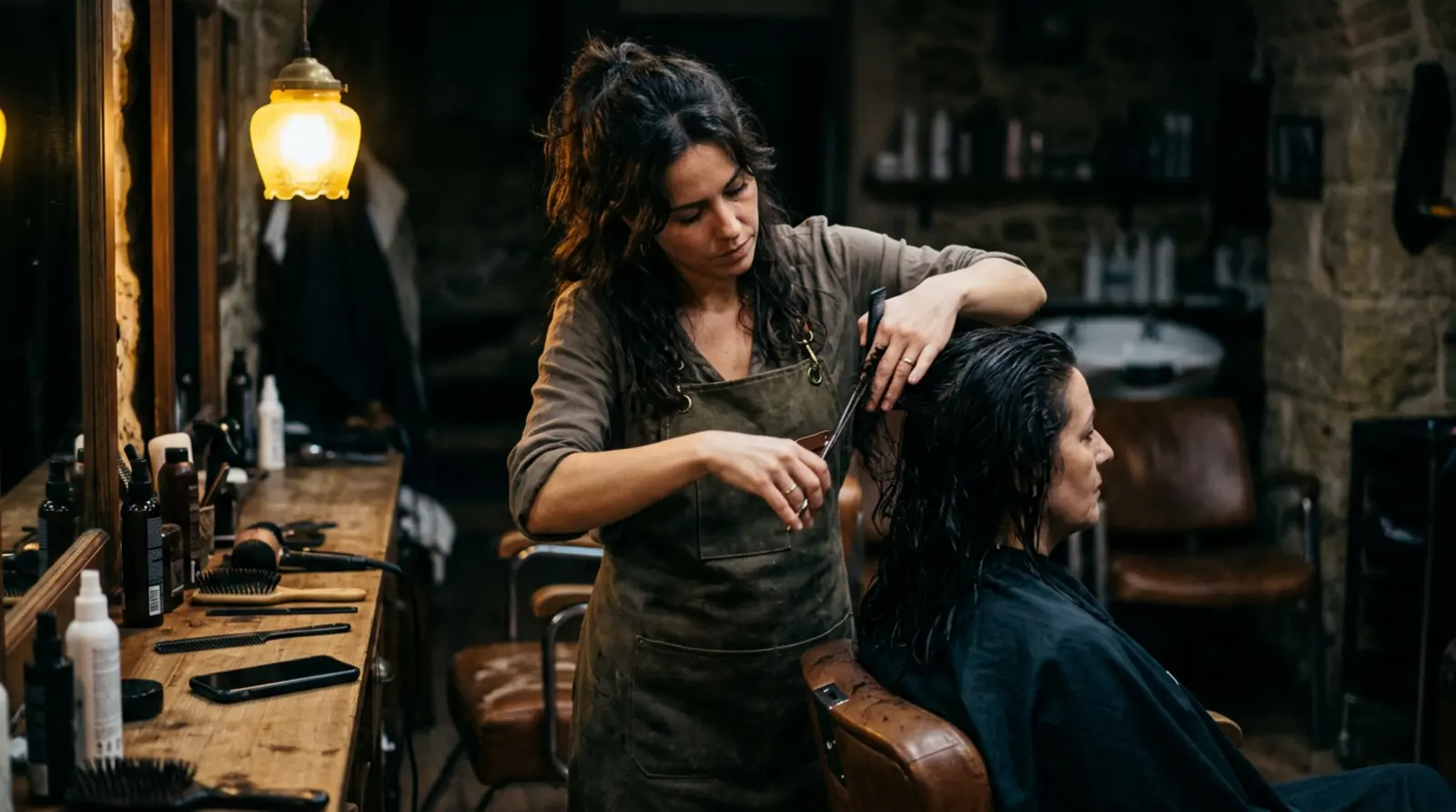 Alguien de peluquería, barbería y estética sin poder coger el teléfono